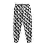 Isometric Geometric Pattern Print Sweatpants