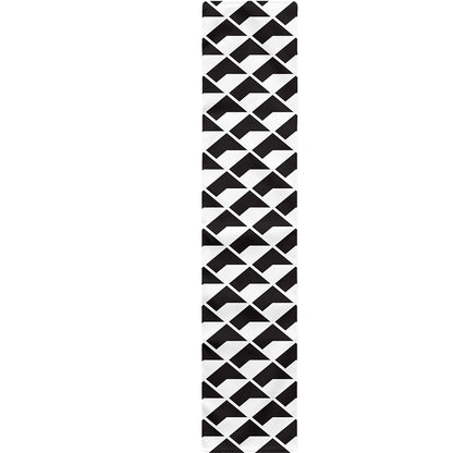 Isometric Geometric Pattern Print Table Runner