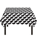 Isometric Geometric Pattern Print Tablecloth