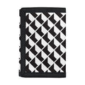 Isometric Geometric Pattern Print Trifold Wallet