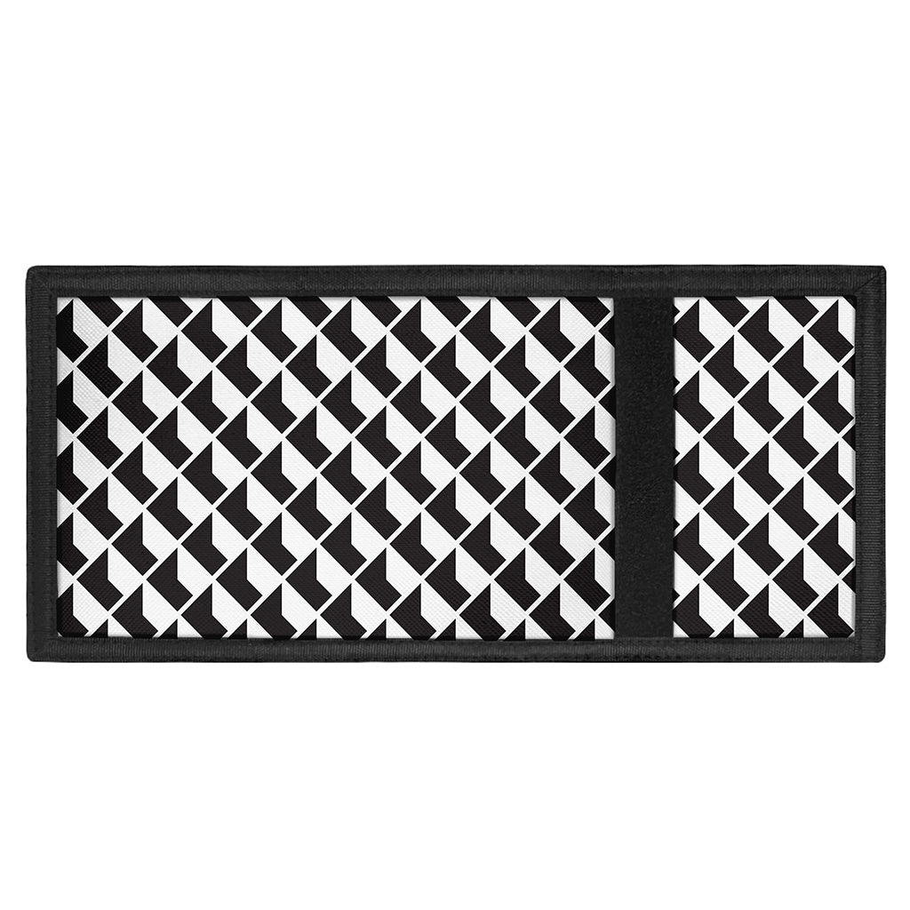 Isometric Geometric Pattern Print Trifold Wallet
