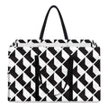 Isometric Geometric Pattern Print Utility Tote Bag