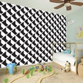 Isometric Geometric Pattern Print Wall Sticker