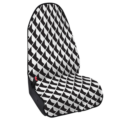 Isometric Geometric Pattern Print Waterproof Car Seat Cover
