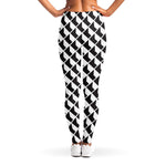 Isometric Geometric Pattern Print Women's Leggings