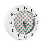 Isometric Tyrannosaurus Pattern Print Alarm Clock