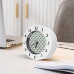Isometric Tyrannosaurus Pattern Print Alarm Clock