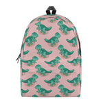 Isometric Tyrannosaurus Pattern Print Backpack
