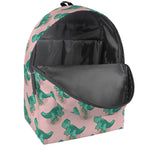 Isometric Tyrannosaurus Pattern Print Backpack
