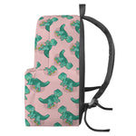 Isometric Tyrannosaurus Pattern Print Backpack