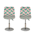 Isometric Tyrannosaurus Pattern Print Bar Stool Covers
