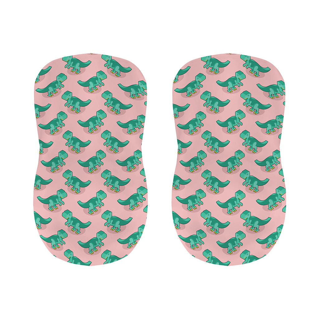 Isometric Tyrannosaurus Pattern Print Bar Stool Covers