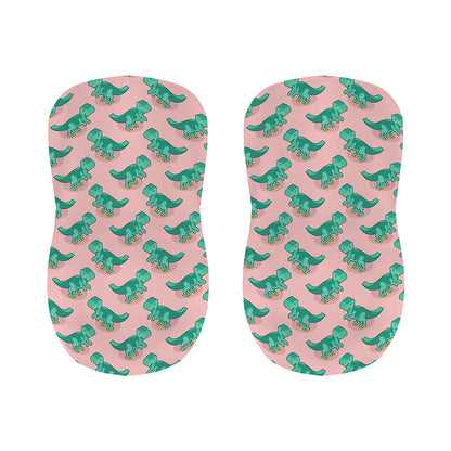 Isometric Tyrannosaurus Pattern Print Bar Stool Covers