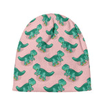 Isometric Tyrannosaurus Pattern Print Beanie