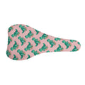 Isometric Tyrannosaurus Pattern Print Bicycle Seat Cover