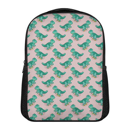 Isometric Tyrannosaurus Pattern Print Casual Backpack