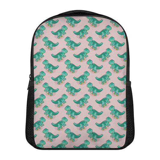 Isometric Tyrannosaurus Pattern Print Casual Backpack
