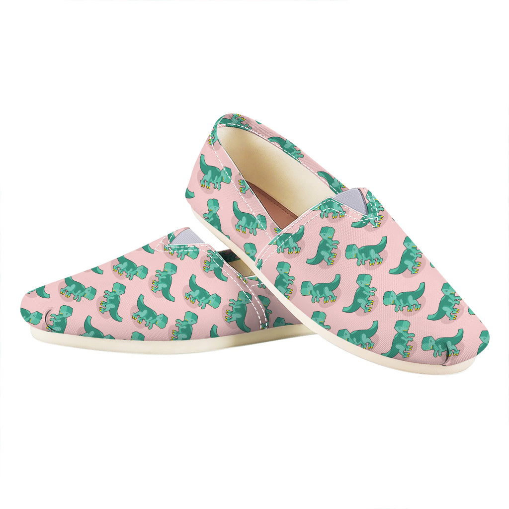 Isometric Tyrannosaurus Pattern Print Casual Shoes