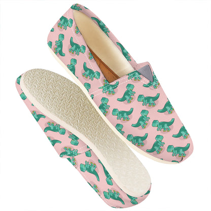 Isometric Tyrannosaurus Pattern Print Casual Shoes