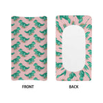 Isometric Tyrannosaurus Pattern Print Changing Pad Cover