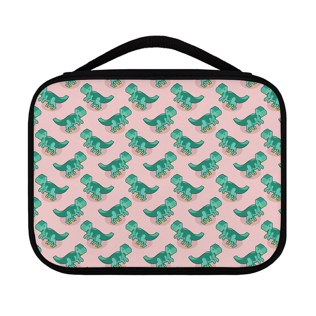 Isometric Tyrannosaurus Pattern Print Classic Bible Case