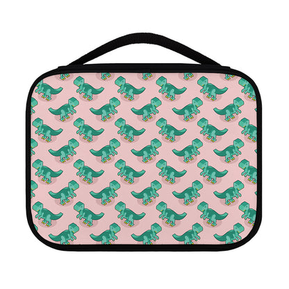 Isometric Tyrannosaurus Pattern Print Classic Bible Case