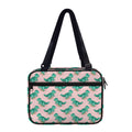 Isometric Tyrannosaurus Pattern Print Double Strap Bible Bag