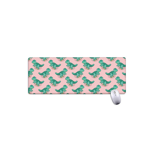 Isometric Tyrannosaurus Pattern Print Extended Mouse Pad