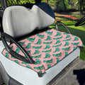Isometric Tyrannosaurus Pattern Print Golf Cart Seat Cover
