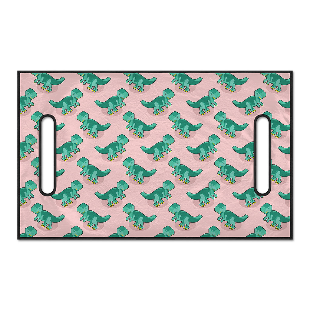 Isometric Tyrannosaurus Pattern Print Golf Cart Seat Cover