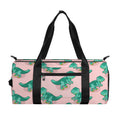Isometric Tyrannosaurus Pattern Print Gym Bag
