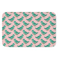 Isometric Tyrannosaurus Pattern Print Indoor Door Mat