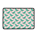Isometric Tyrannosaurus Pattern Print Kitchen Mat