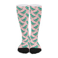 Isometric Tyrannosaurus Pattern Print Long Socks