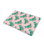 Isometric Tyrannosaurus Pattern Print Pet Cooling Mat Cover