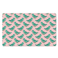 Isometric Tyrannosaurus Pattern Print Polyester Doormat