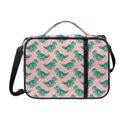 Isometric Tyrannosaurus Pattern Print Shoulder Strap Bible Bag
