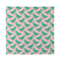 Isometric Tyrannosaurus Pattern Print Silk Bandana