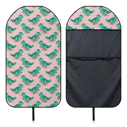 Isometric Tyrannosaurus Pattern Print Waterproof Car Seat Cover