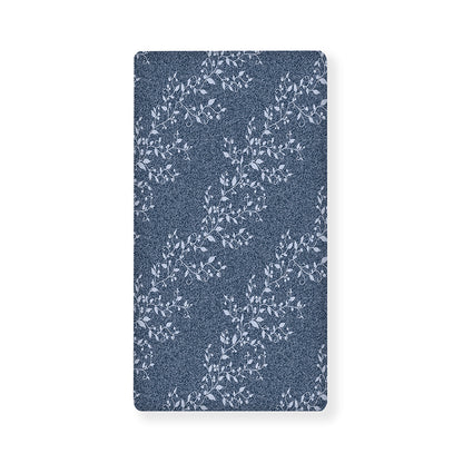 Ivy Flower Denim Jeans Pattern Print Baby Crib Sheet