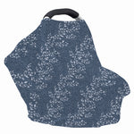 Ivy Flower Denim Jeans Pattern Print Baby Seat Cover