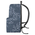 Ivy Flower Denim Jeans Pattern Print Backpack