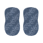 Ivy Flower Denim Jeans Pattern Print Bar Stool Covers