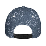 Ivy Flower Denim Jeans Pattern Print Baseball Cap