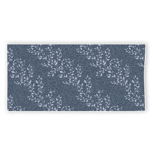 Ivy Flower Denim Jeans Pattern Print Beach Towel