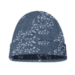 Ivy Flower Denim Jeans Pattern Print Beanie