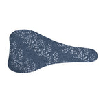 Ivy Flower Denim Jeans Pattern Print Bicycle Seat Cover