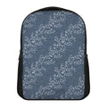 Ivy Flower Denim Jeans Pattern Print Casual Backpack