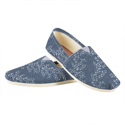 Ivy Flower Denim Jeans Pattern Print Casual Shoes