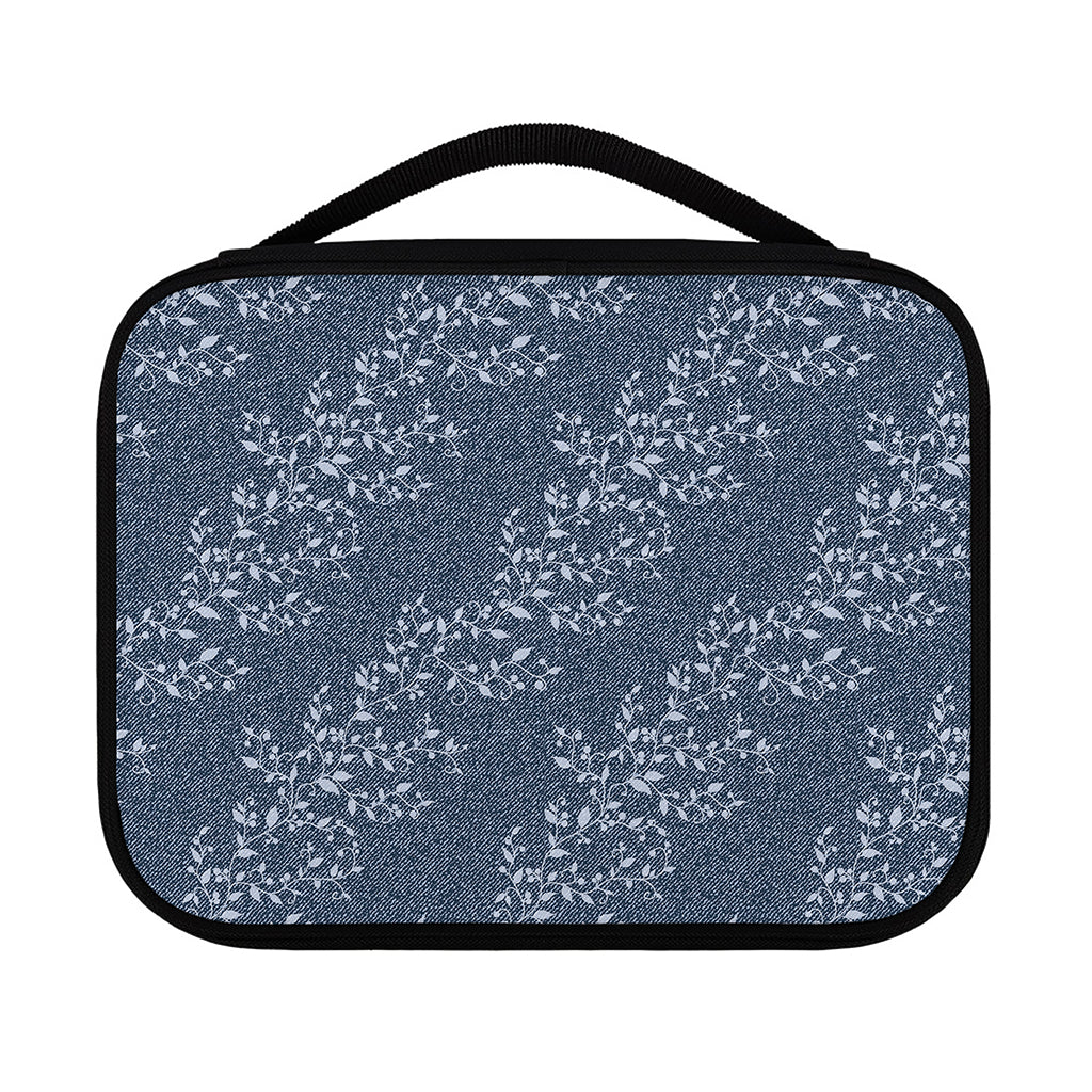 Ivy Flower Denim Jeans Pattern Print Classic Bible Case